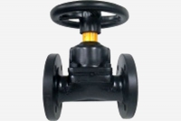 flanged straight through type diaphragm valves